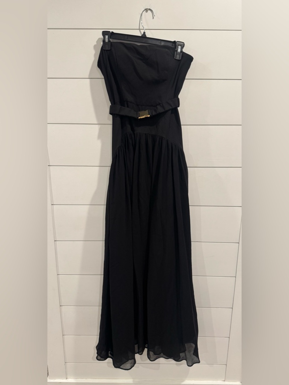 Hutch black Carmel Strapless Belted Drop-Waist Maxi Dress - Picture 5 of 8